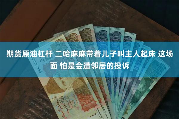 期货原油杠杆 二哈麻麻带着儿子叫主人起床 这场面 怕是会遭邻居的投诉
