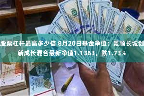 股票杠杆最高多少倍 8月20日基金净值：景顺长城创新成长混合最新净值1.1363，跌1.73%