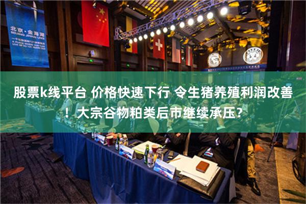 股票k线平台 价格快速下行 令生猪养殖利润改善！大宗谷物粕类后市继续承压？