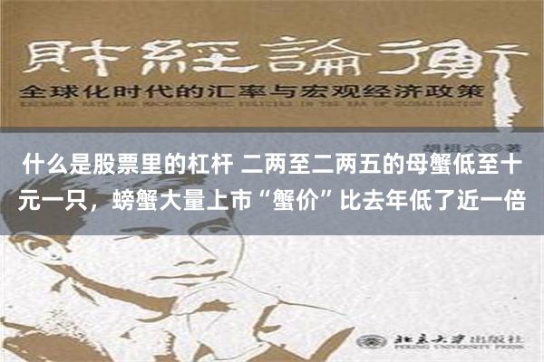 什么是股票里的杠杆 二两至二两五的母蟹低至十元一只，螃蟹大量上市“蟹价”比去年低了近一倍