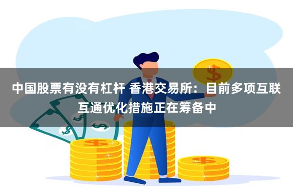 中国股票有没有杠杆 香港交易所：目前多项互联互通优化措施正在筹备中