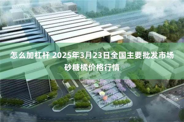 怎么加杠杆 2025年3月23日全国主要批发市场砂糖橘价格行情