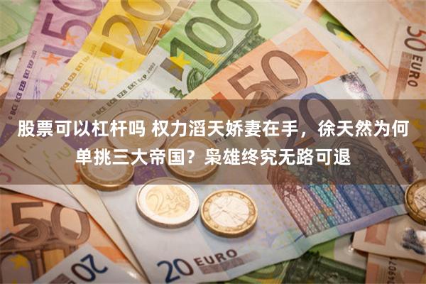 股票可以杠杆吗 权力滔天娇妻在手，徐天然为何单挑三大帝国？枭雄终究无路可退