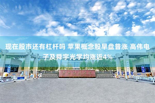 现在股市还有杠杆吗 苹果概念股早盘普涨 高伟电子及舜宇光学均涨近4%